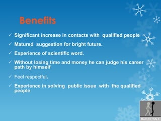 1 hrs : Training session for achieving excellence in respective field 