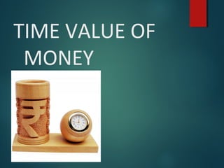 TIME VALUE OF
MONEY
 