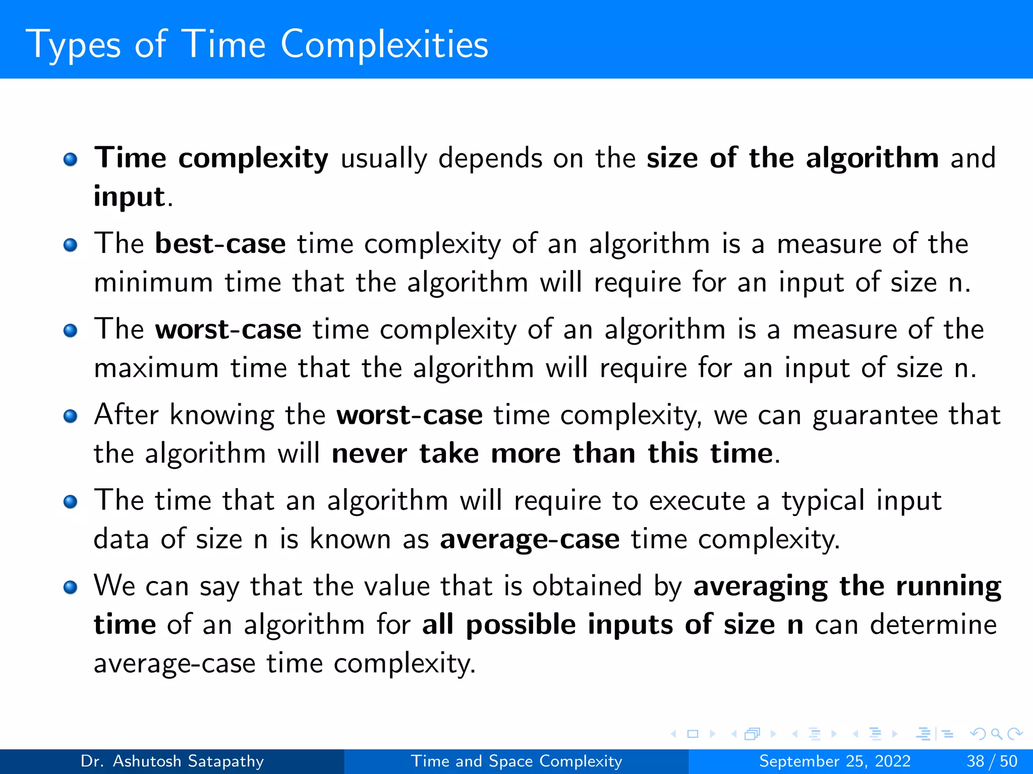 Time and Space Complexity | PDF