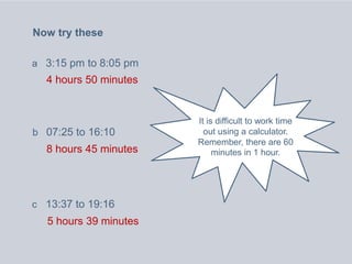 Time and timetables | PPTX