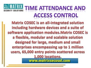Time Attendance Management System