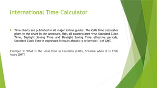 Comprehensive Guide to Global Time Calculation and Time Zones | PPTX