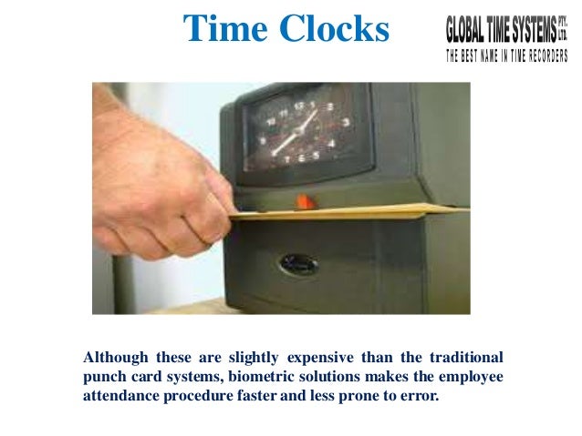 Time Clocks for Employees - The Manual Attendance Days Are ...