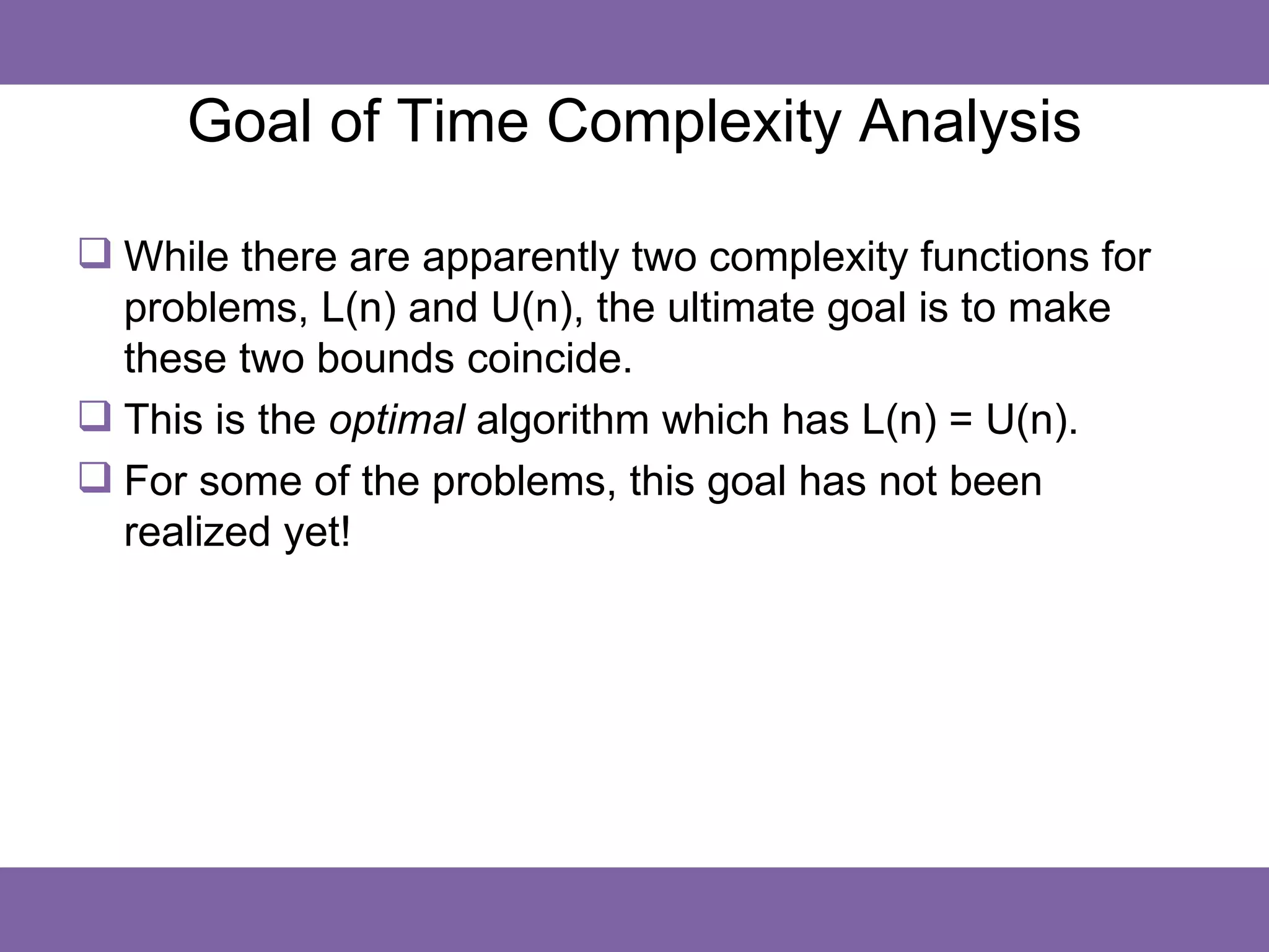 Time complexity | PPT