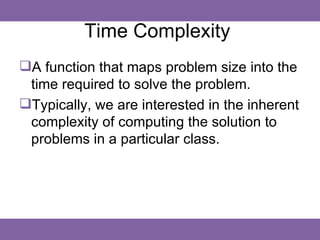 Time complexity | PPT