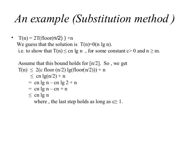 Time complexity