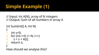 Time Complexity - Part 1 - Java.pptx DSA | PPTX