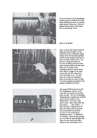 Time dilation mu meson