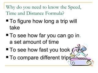 Time, distance formula | PPT