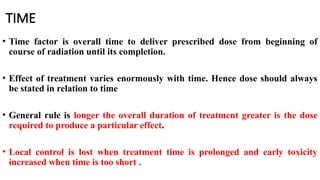 Time dose fractionation IN Radiobiology.pptx