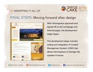 Simple Web Design Case Study (Website Design Process Walkthrough) | PPT