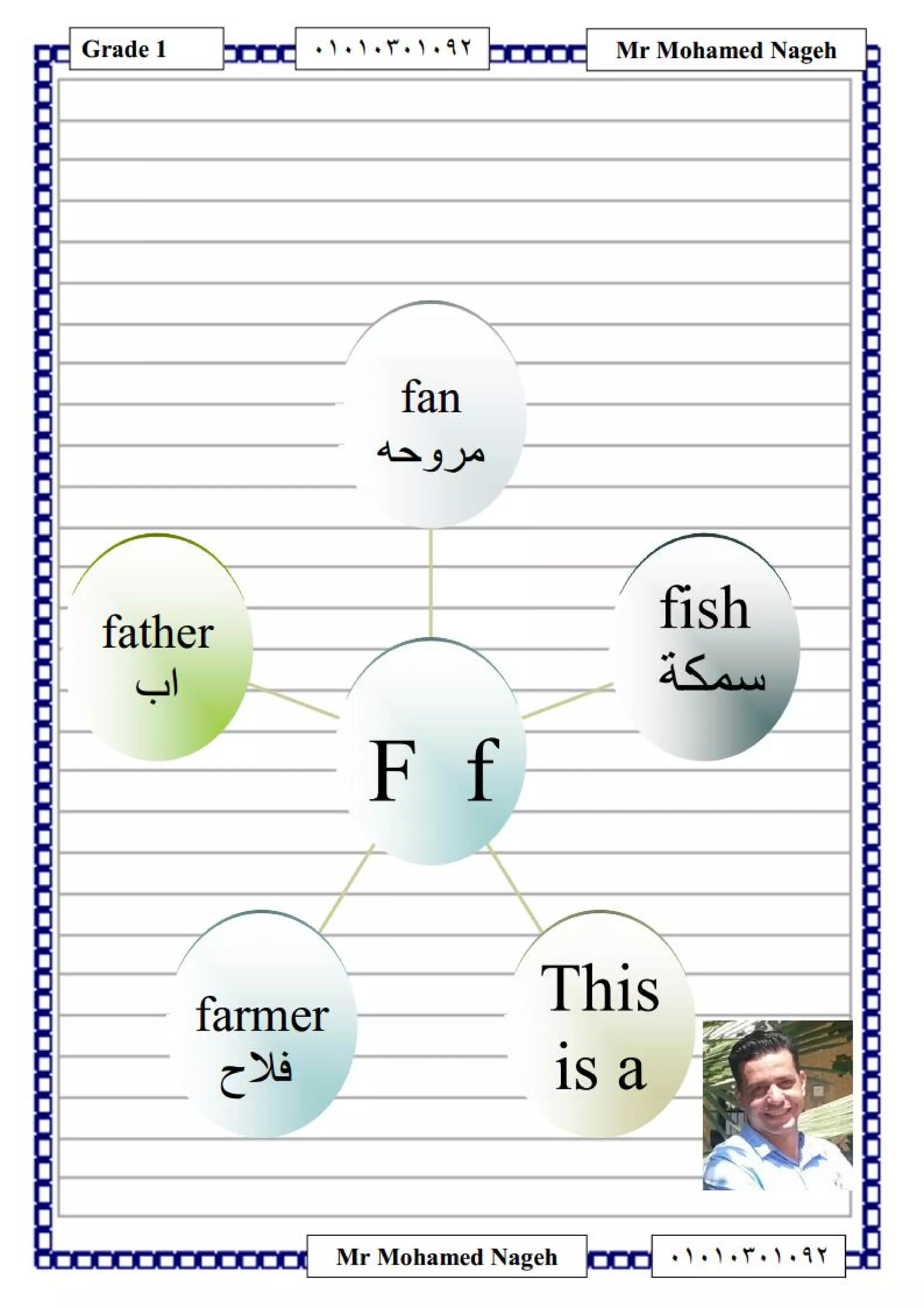  2018 الترم الأول - الصف الاول الابتدائي   Time for englishبوكلت 