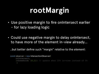 Time for intersection observer | PDF