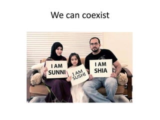 We can coexist
 