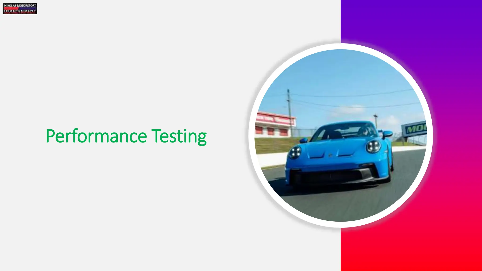 Performance Testing