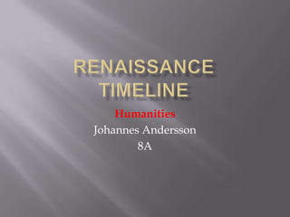 Humanities
Johannes Andersson
        8A
 