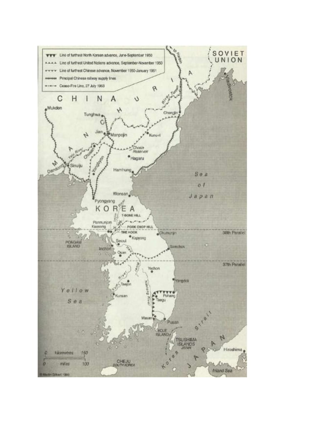 Timeline of Korean War PDF