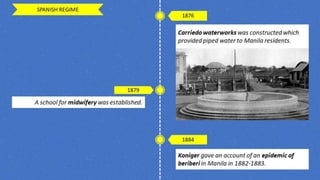 Timeline of Public Health and Nutrition in the Philippines | PPTX