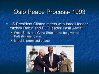 Timeline Of The Arab And Israel Conflict | PPT