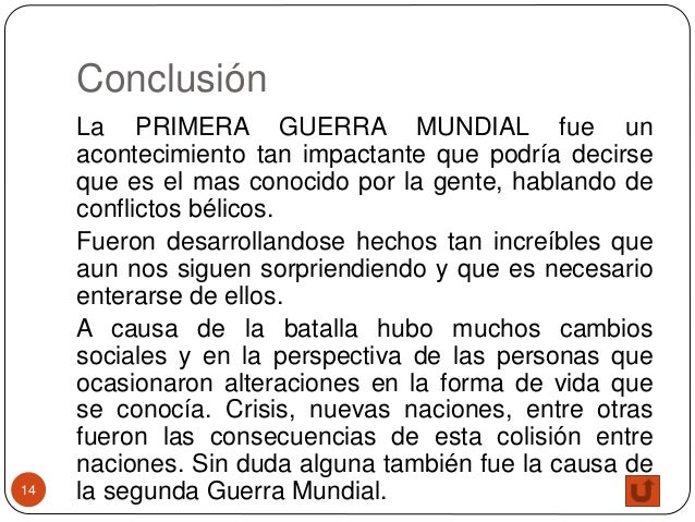 Linea del tiempo de la primera guerra mundial