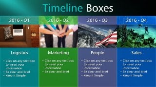 Timeline Boxes PowerPoint Template 