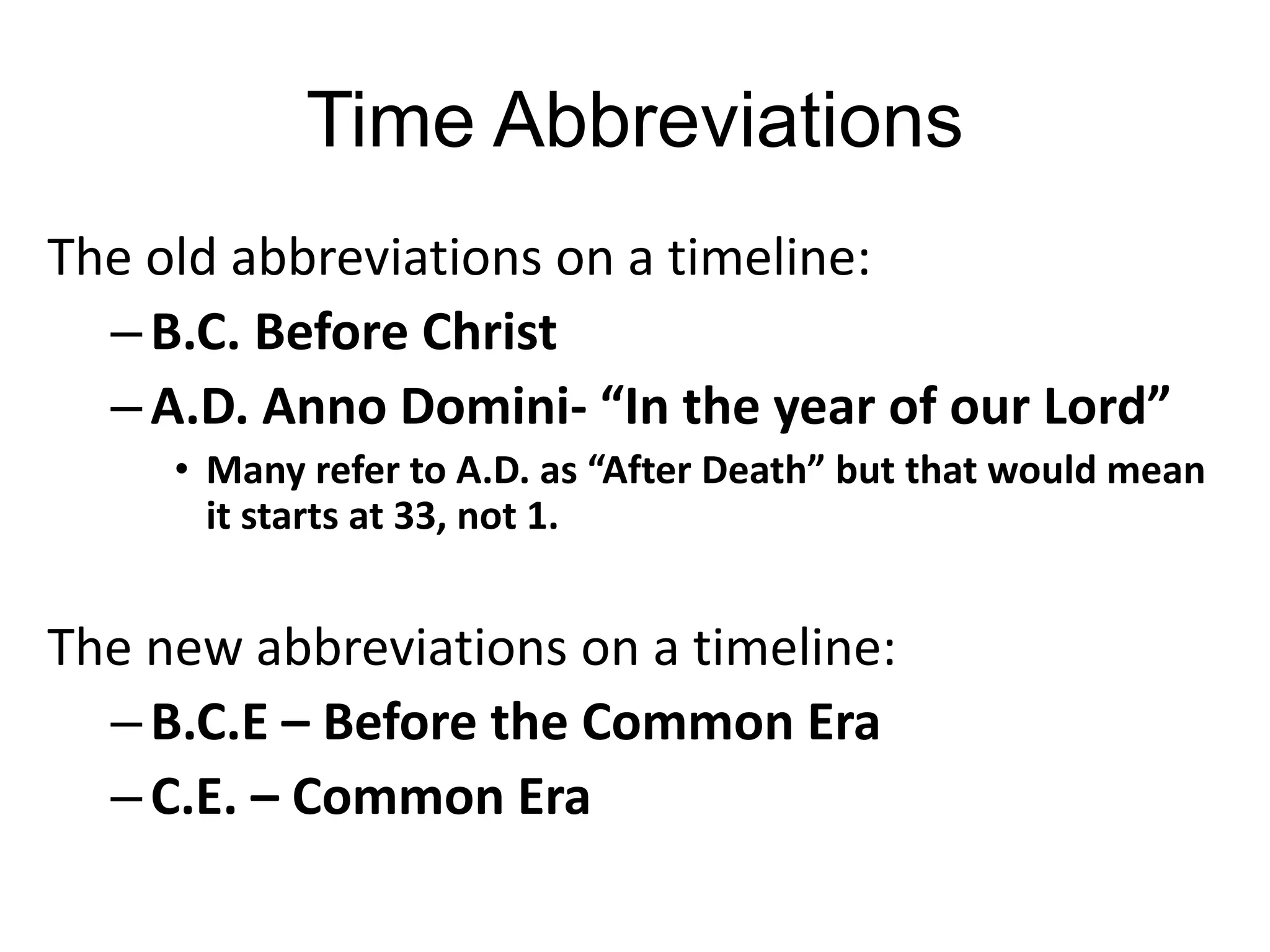 Time Line lesson | PPTX