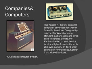 Timeline of Computer History | PPT