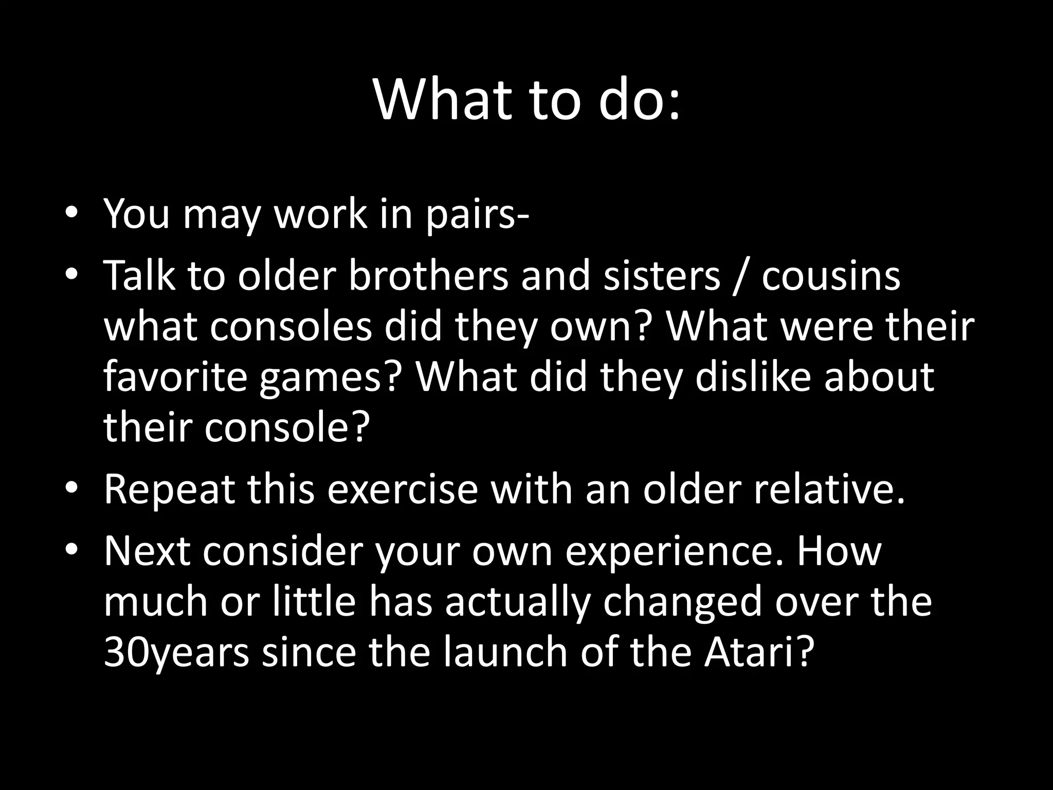 Timeline of Game Consoles