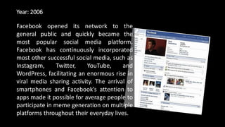 Timeline of Media Memes | PPTX