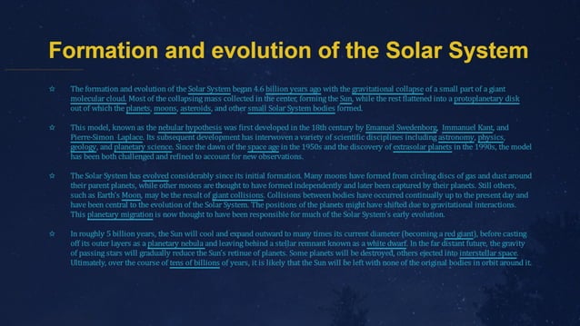 Timeline of solar system | PDF