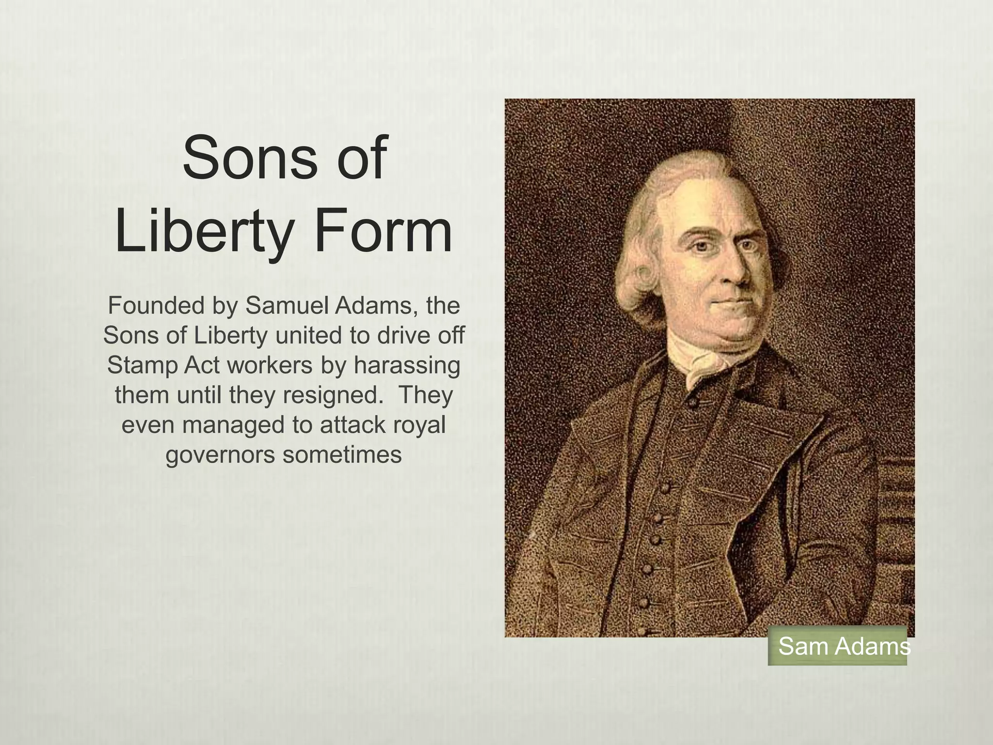Board of
Trade
• the Board of Trade was an
advisory group that met in
England and recommended laws
to improve trade with the colonies
5
 