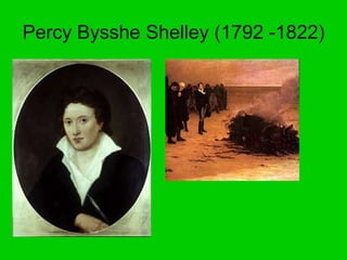 Percy Bysshe Shelley (1792 -1822) 