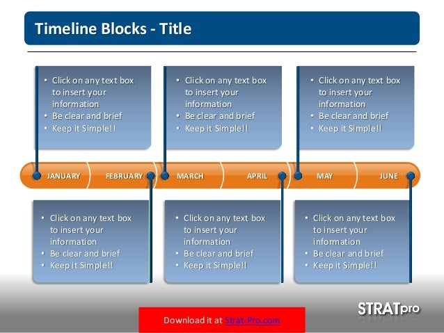 timeline ppt template quarterly timeline template