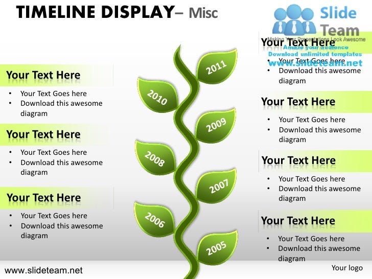 timeline roadmap slides display misc powerpoint ppt slides