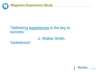 Time Magazine Experiences Usa 2007