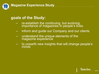 Time Magazine Experiences Usa 2007