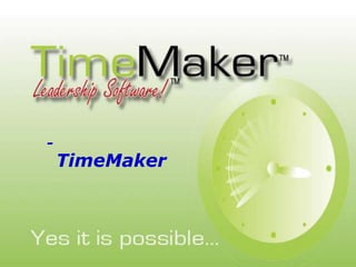 רקע ואיך הגענו ל-TimeMaker ???