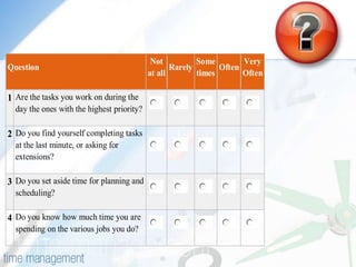  LETS TAKE A QUESTIONAIRE   1