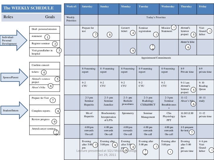 week planner template excel