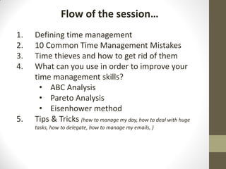 3 Methods for Improving Time Management Skills