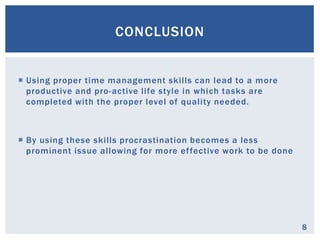 Time management | PPTX