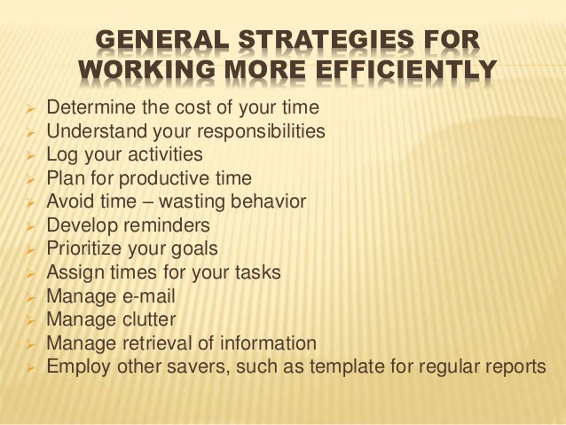 template for time management schedule