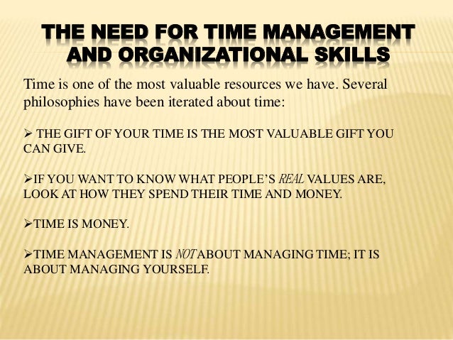 list of organisational skills