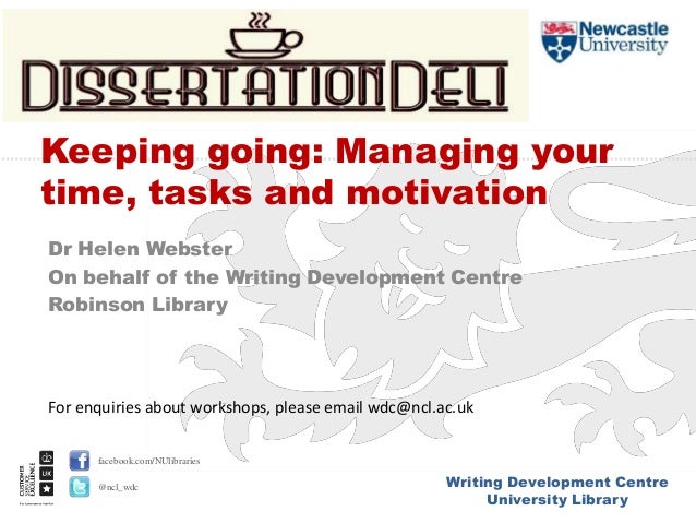 time management dissertation writing