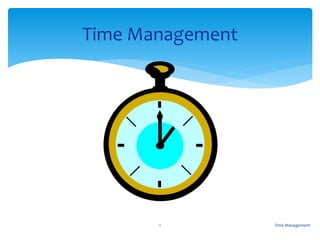 Time Management
Time Management1
 
