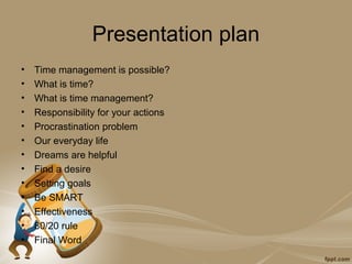 Time management | PPT