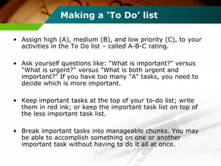 Time management | PPT