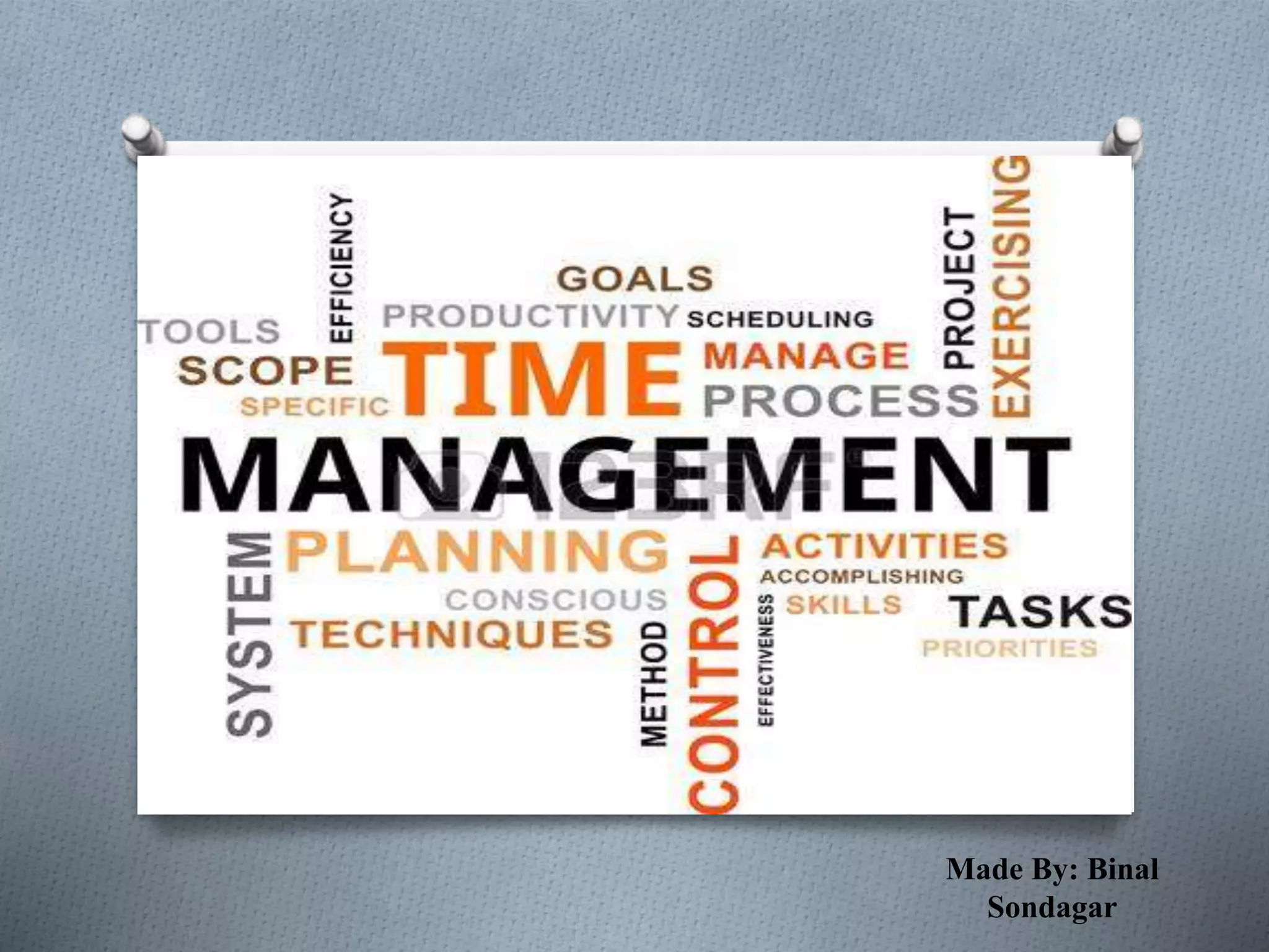 Time management PPT