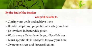 Time management | PPTX