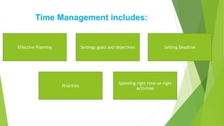 Time management ppt | PPTX